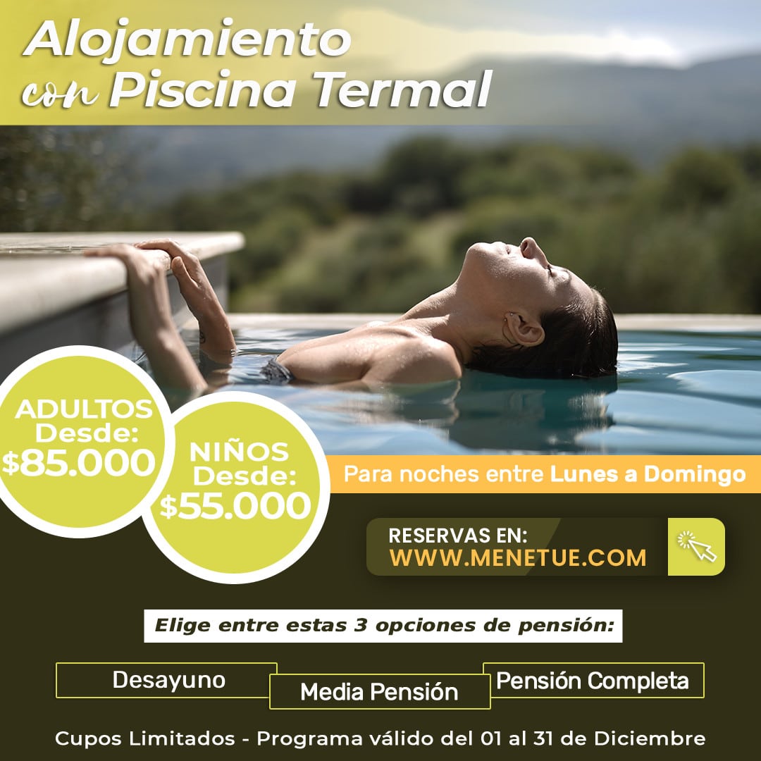 Alojamiento con Piscina Termal - Diciembre