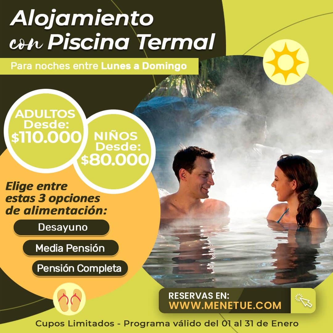 Alojamiento con Piscina Termal - Enero